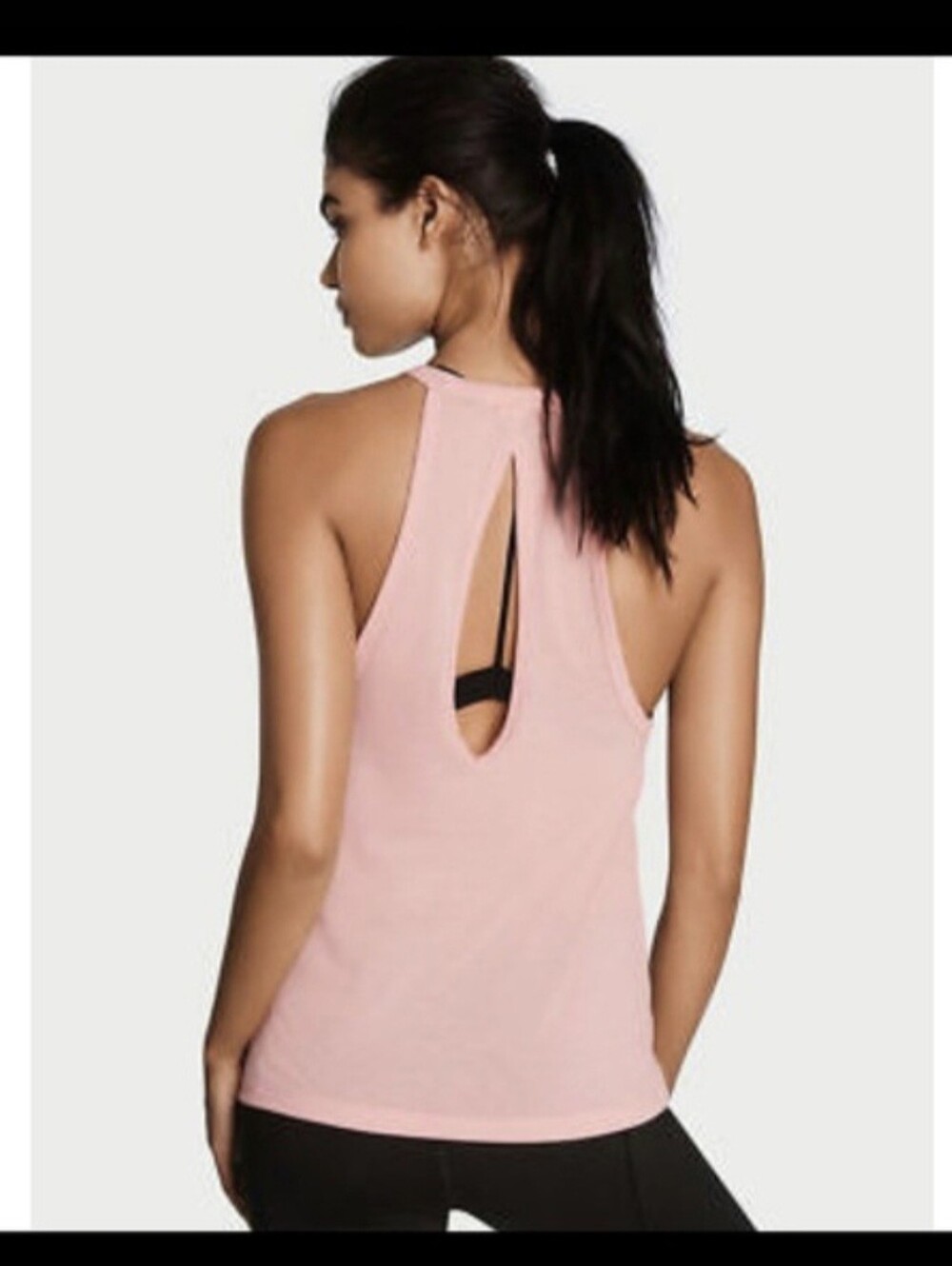 VICTORIA'S SECRET SPORT Keyhole Back Tank Top ** Large ** GUC!!